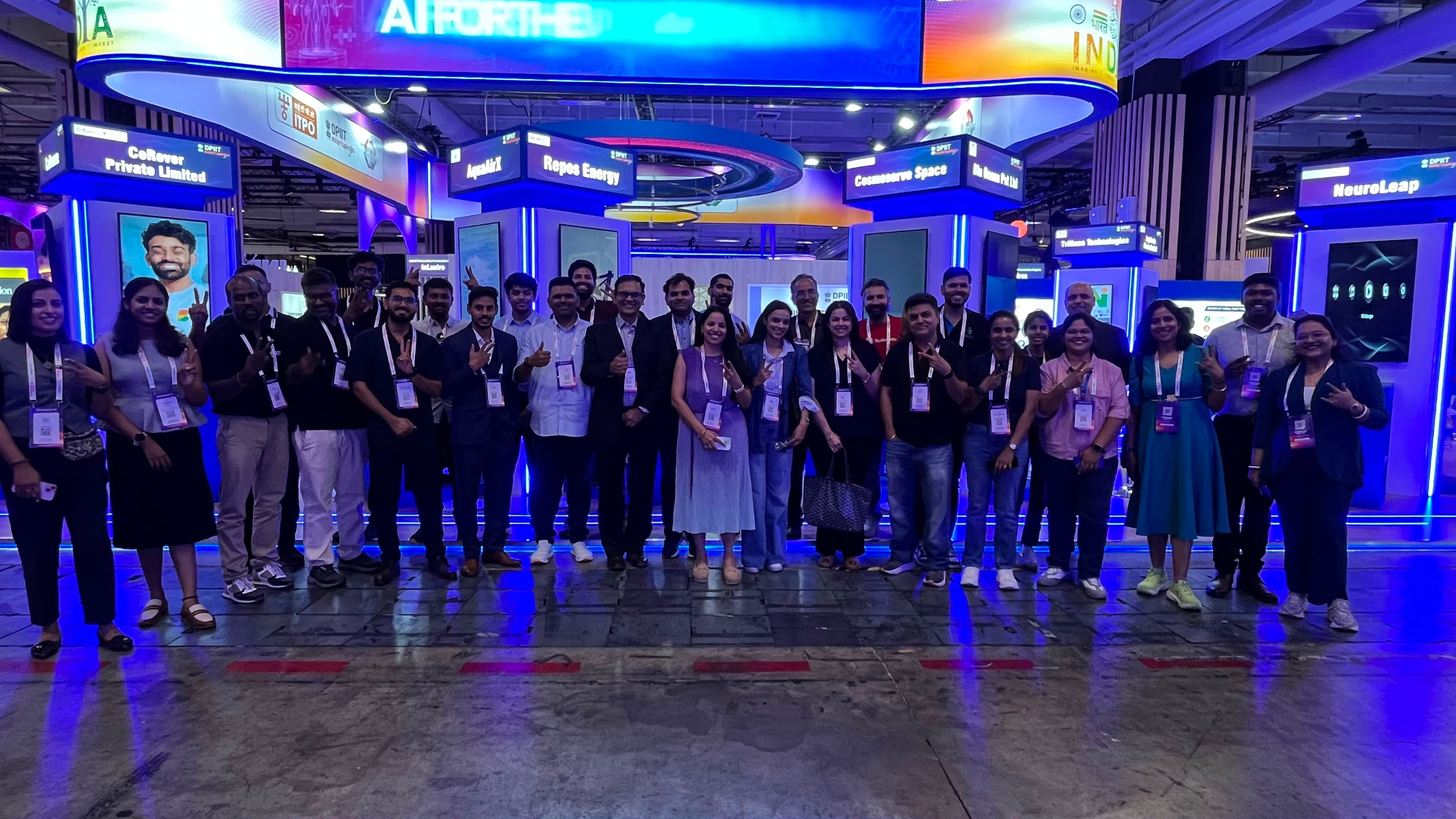 The India Pavilion startup cohort at VivaTech 2026